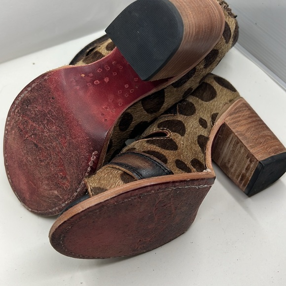 Freebird Bond Leopard Ankle Bootie Sandals - Worn Once. - Picture 4 of 5